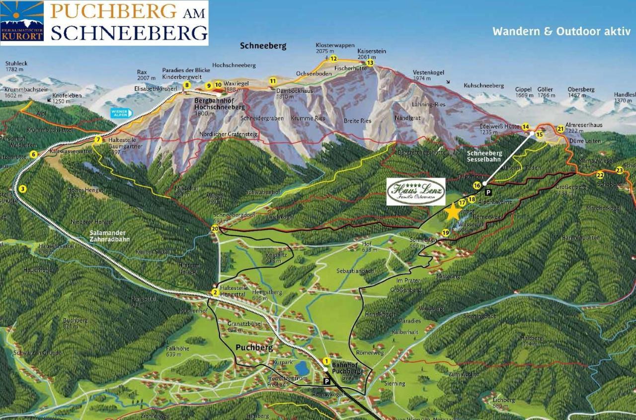 Haus Lenz Ferienwohnungen - Fam Ostermann Puchberg am Schneeberg Luaran gambar